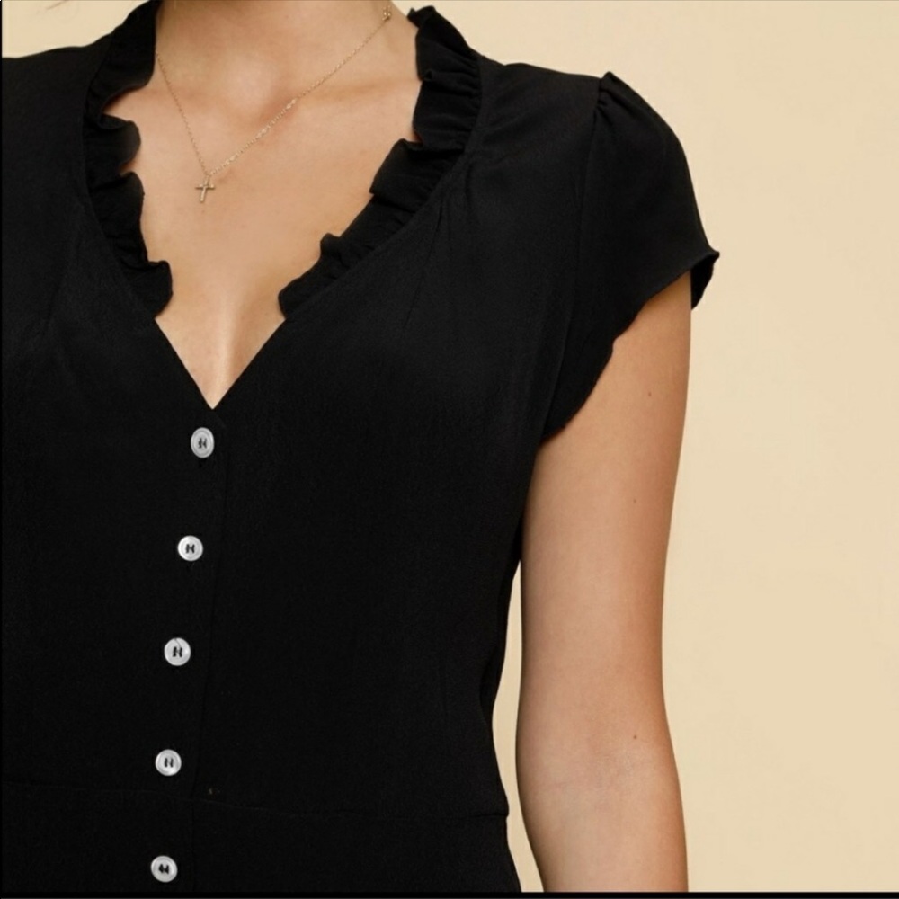 ISO DONT BUY Rouje Lena dress black 36 - Picture 2 of 3